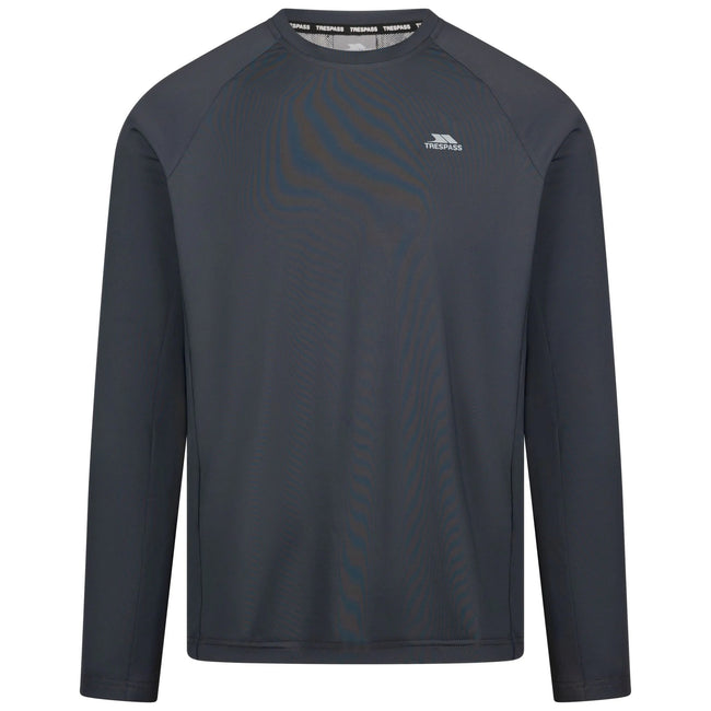 Dark Grey - Front - Trespass Mens Alexei Base Layer Top