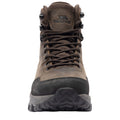 Dark Brown - Pack Shot - Trespass Mens Stride Leather Walking Boots
