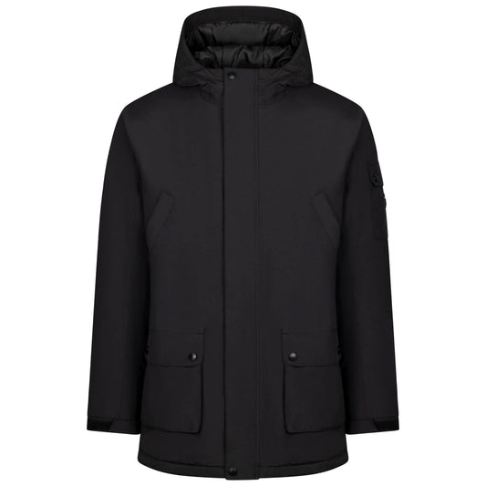 Black - Front - Trespass Mens Stewart Waterproof Jacket