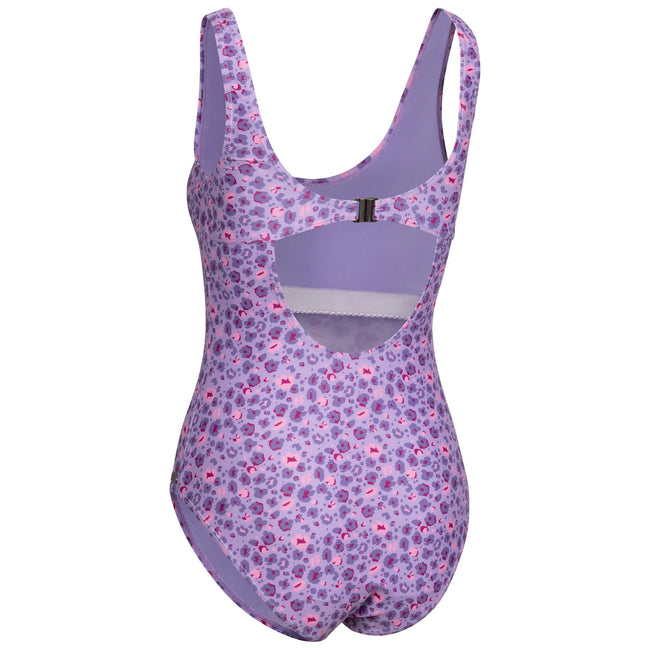 Multicoloured - Back - Trespass Womens-Ladies Helena Jasmine One Piece Swimsuit
