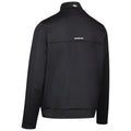 Black - Back - Trespass Mens Jay Quarter Zip Long-Sleeved Top