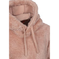 Mid Rose - Side - Trespass Childrens-Kids Temoni Fleece Overhead Hoodie