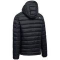 Black - Back - Trespass Mens Mikail Padded Jacket