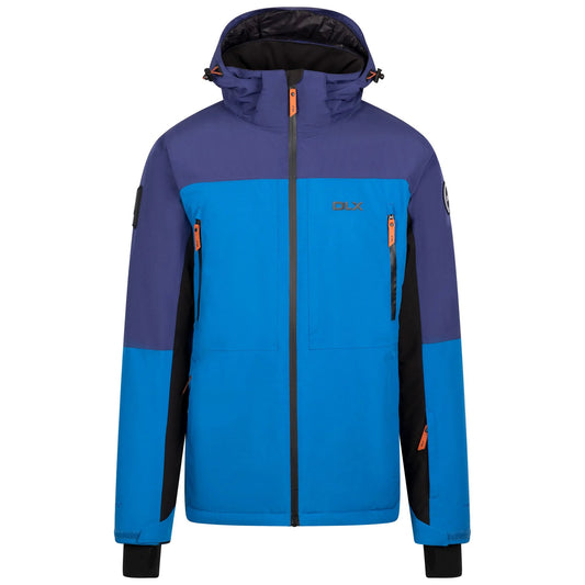 Blue - Front - Trespass Mens Michael DLX Ski Jacket