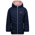 Navy - Front - Trespass Childrens-Kids Valard Quilted Jacket