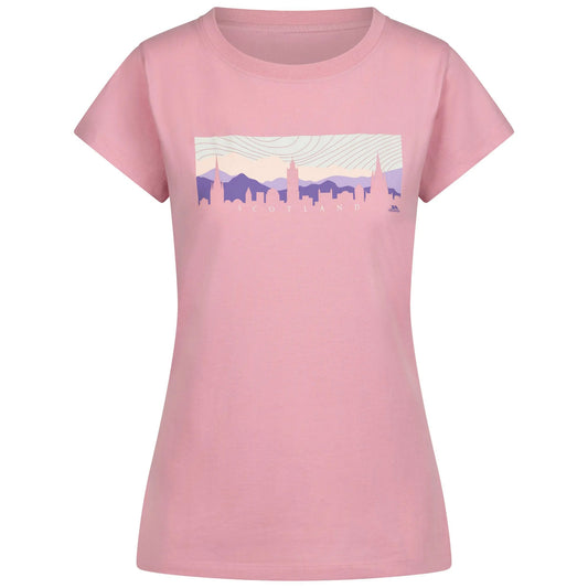 Carnation - Front - Trespass Womens-Ladies Edon T-Shirt