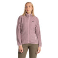 Carnation - Side - Trespass Womens-Ladies Celia Fleece Jacket