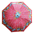 Black-Pink - Back - Trespass Womens-Ladies Peace Floral Folding Umbrella