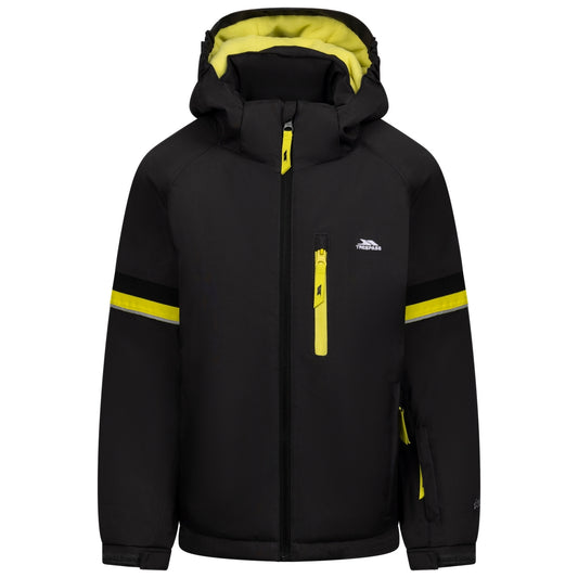 Dark Grey - Front - Trespass Boys Peter Waterproof Ski Jacket