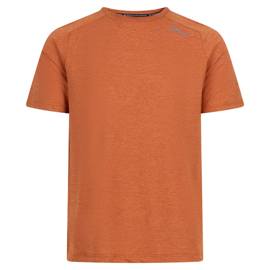 Burnt Orange Marl - Front - Trespass Mens Conall DLX T-Shirt