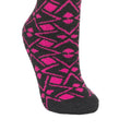Pink Lady Geo Print - Side - Trespass Womens-Ladies Marci Ski Socks