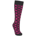Pink Lady Geo Print - Front - Trespass Womens-Ladies Marci Ski Socks