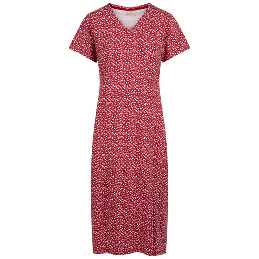 Claret - Front - Trespass Womens-Ladies Lula Midi Dress