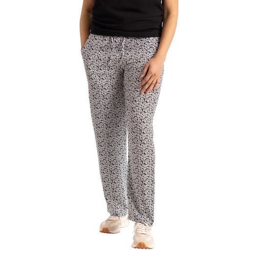 Black - Front - Trespass Womens-Ladies Kelowna Floral Trousers