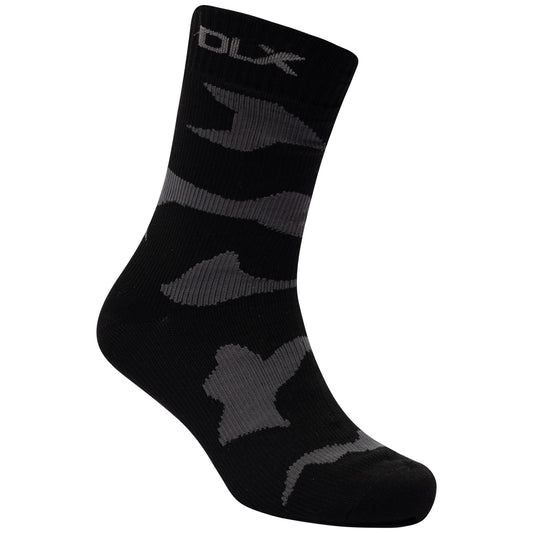 Black - Front - Trespass Unisex Adult Bellamy DLX Socks