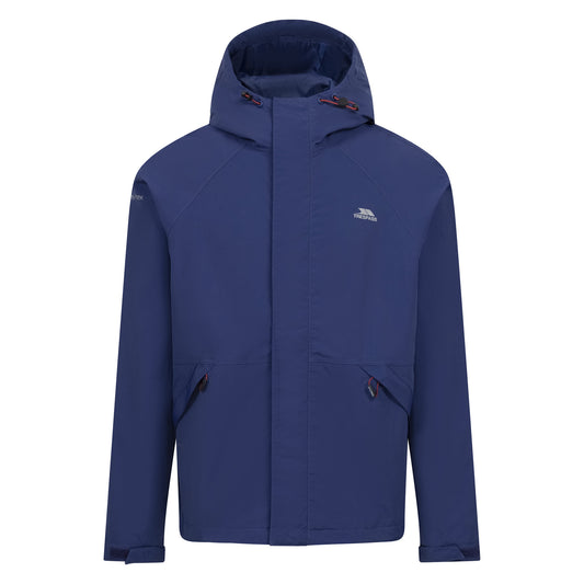 Blue - Front - Trespass Mens Bayhead Waterproof Jacket