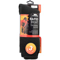Black - Side - Trespass Mens Togged Thermal Ski Socks