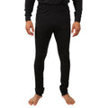 Black - Side - Trespass Adults Unisex Yomp360 Base Layer Bottoms