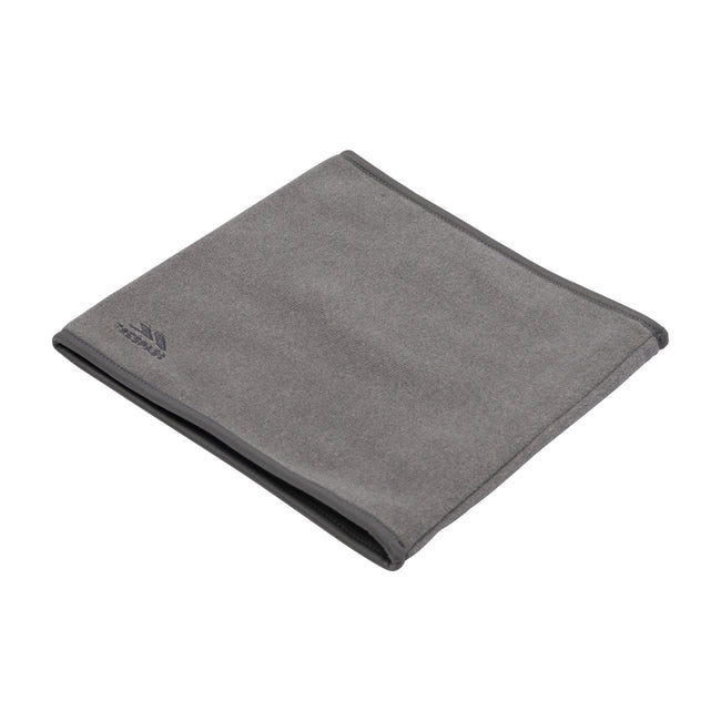 Grey - Side - Trespass Adults Unisex Novax Fleece Neck Warmer-Snood