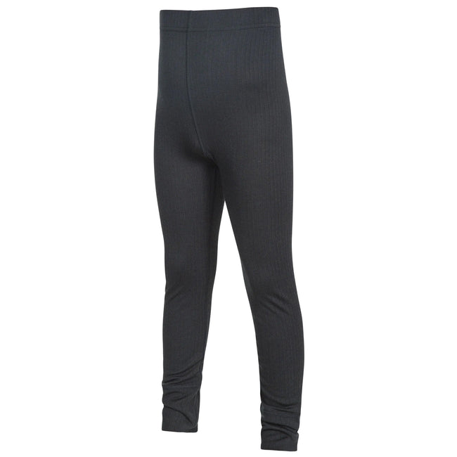 Black - Side - Trespass Kids Unisex Unite360 Thermal Base Layer Set (Top And Bottoms)