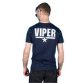 Blue - Lifestyle - Top Gun Mens Viper Back Print T-Shirt