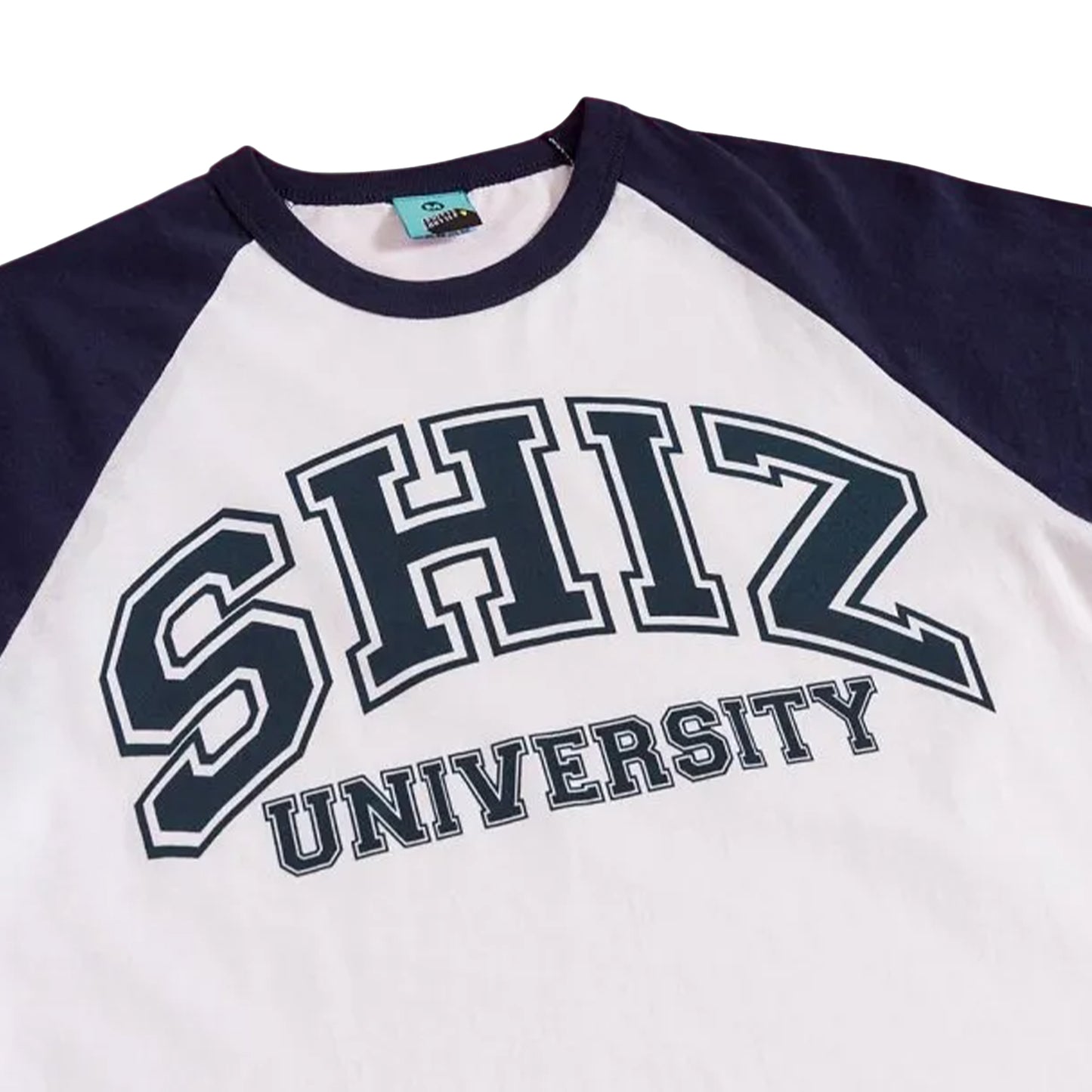 White-Navy - Side - Wicked Unisex Adult Shiz University T-Shirt