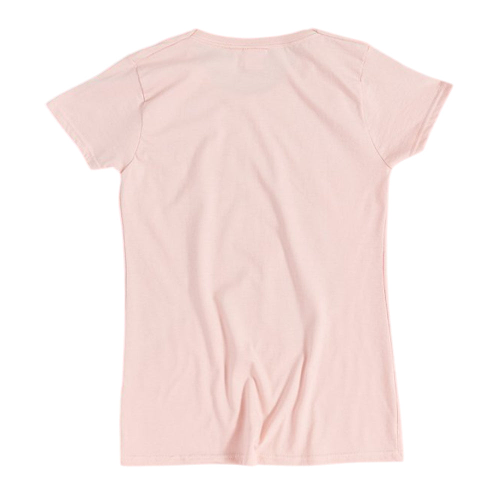 Light Pink - Back - My Little Pony Womens-Ladies Meadows Fitted T-Shirt