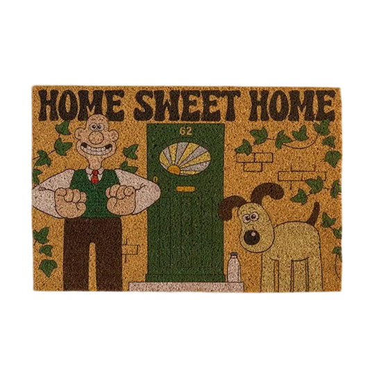 Brown - Front - Wallace and Gromit Home Sweet Home Coir Door Mat