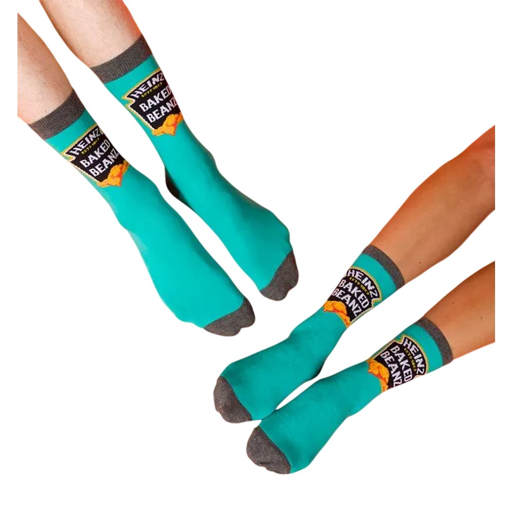 Green - Pack Shot - Heinz Unisex Adult Baked Beans Socks