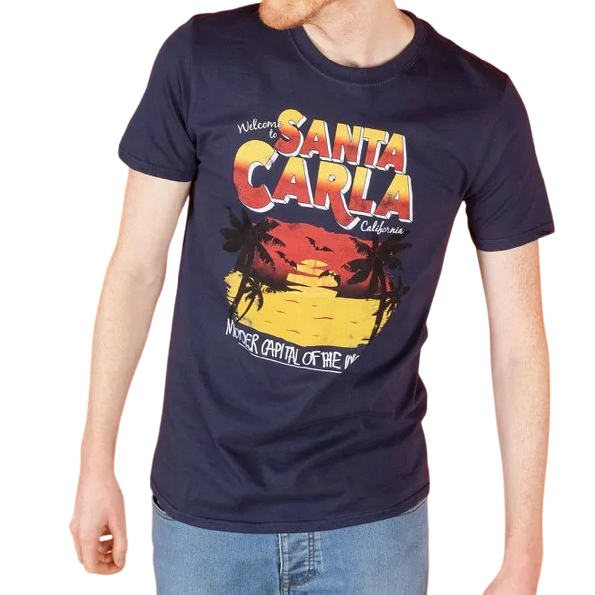 Blue - Side - The Lost Boys Unisex Adult Inspired Welcome To Santa Carla T-Shirt