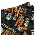 Black - Back - Star Wars The Mandalorian Mens Lounge Pants