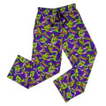 Purple-Green - Front - Teenage Mutant Ninja Turtles Mens Wall Lounge Pants