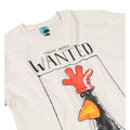 Ecru - Back - Wallace and Gromit Mens Feathers McGraw Wanted Poster T-Shirt
