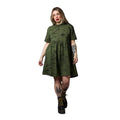Khaki Green - Lifestyle - The Lord Of The Rings Womens-Ladies Map Smock Dress