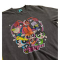 Charcoal - Side - The Powerpuff Girls Unisex Adult Vintage Wash T-Shirt