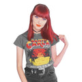 Charcoal - Side - The Lost Boys Womens-Ladies Inspired Welcome To Santa Carla Fitted T-Shirt