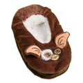 Brown - Side - Gremlins Unisex Adult Gizmo Slippers