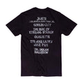 Black - Back - Labyrinth Unisex Adult The Goblin King Tour Back Print T-Shirt