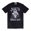 Black - Front - Labyrinth Unisex Adult The Goblin King Tour Back Print T-Shirt