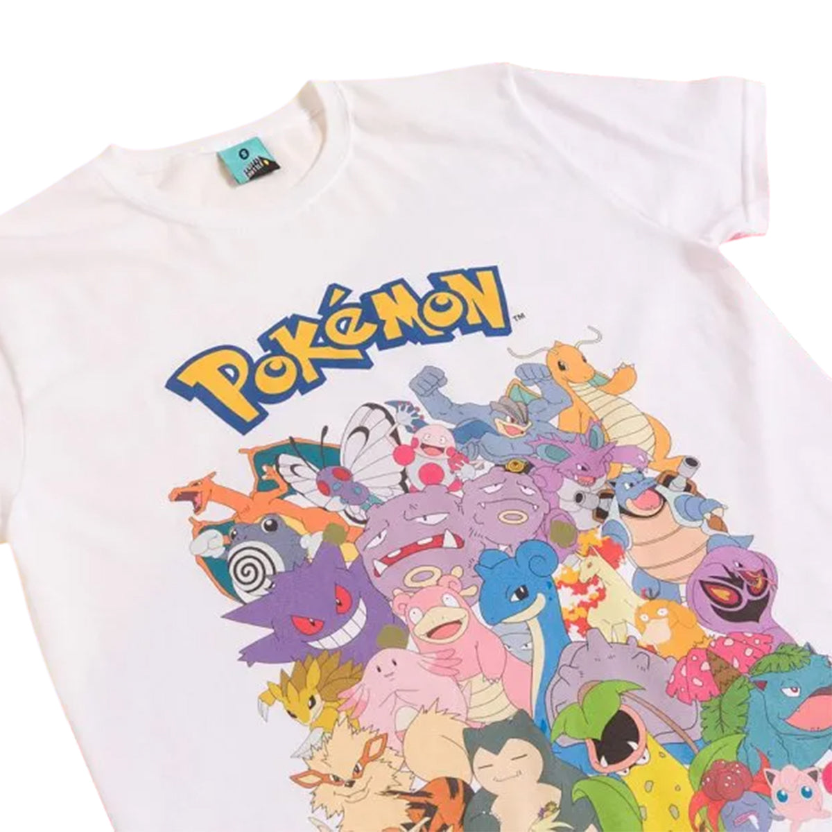 White - Side - Pokemon Unisex Adult Characters T-Shirt