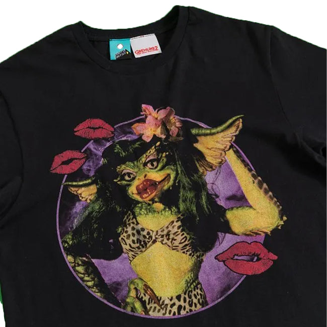 Black - Side - Gremlins Unisex Adult Greta Cotton T-Shirt