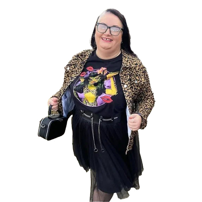 Black - Lifestyle - Gremlins Unisex Adult Greta Cotton T-Shirt