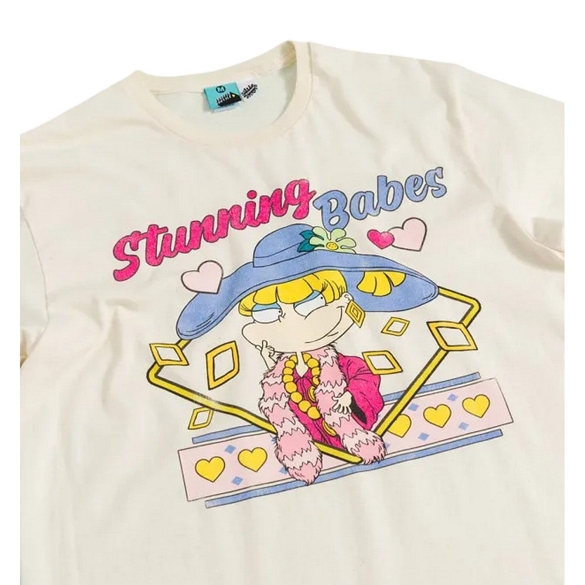 Natural - Side - Rugrats Unisex Adult Stunning Babes Angelica T-Shirt