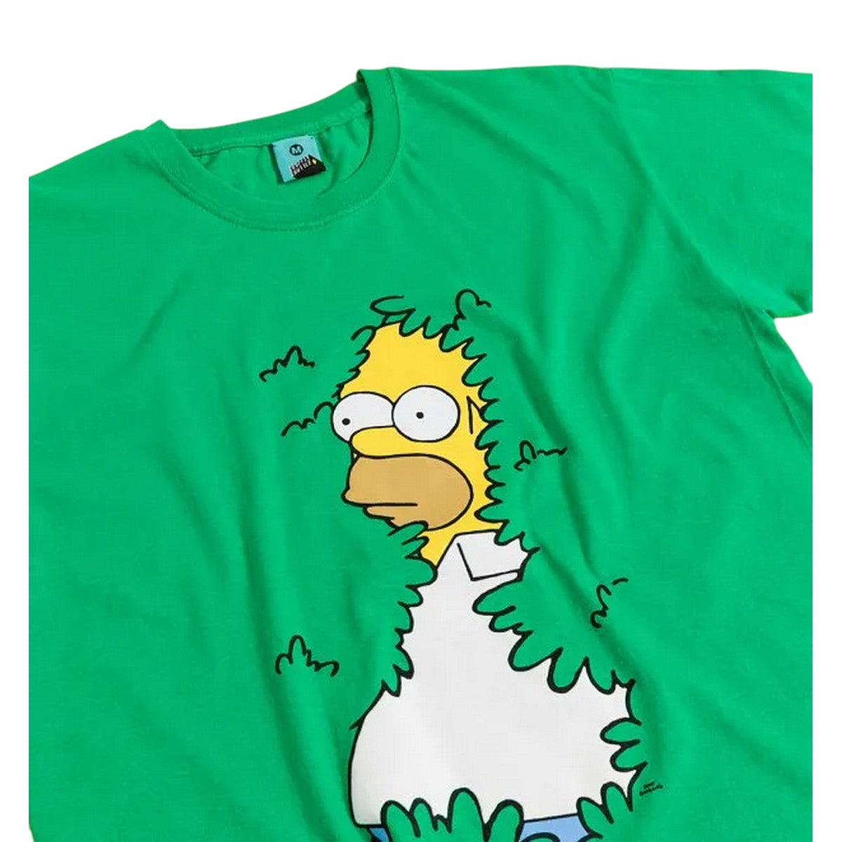 Hedge Green - Side - The Simpsons Unisex Adult Homer Simpson T-Shirt