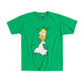 Hedge Green - Front - The Simpsons Unisex Adult Homer Simpson T-Shirt