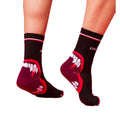 Black-Red - Side - The Lost Boys Unisex Adult Bite Ankle Socks