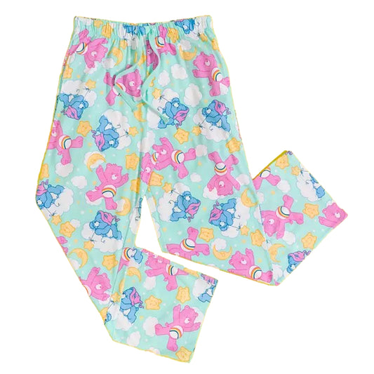 Multicoloured - Front - Care Bears Mens Clouds Lounge Pants