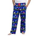 Blue - Side - Sonic The Hedgehog Mens Pixel Lounge Pants