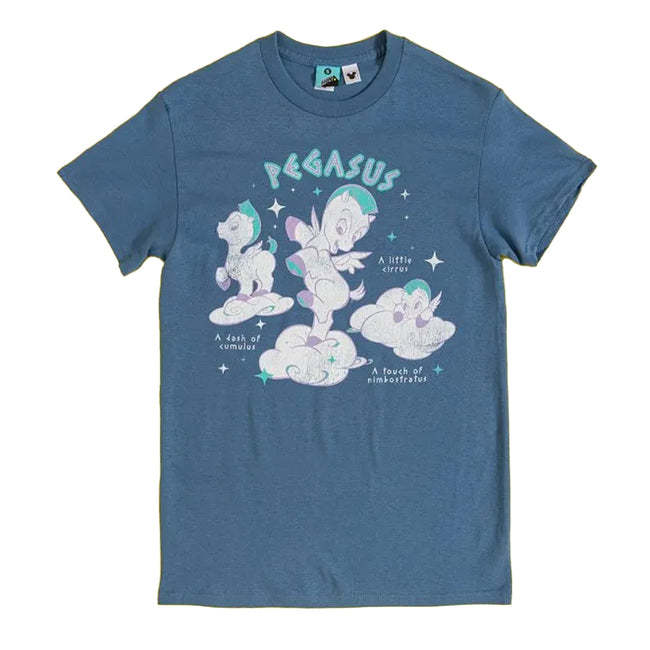 Blue - Front - Hercules Unisex Adult Pegasus Baby T-Shirt