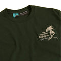 Green - Side - The Lord Of The Rings Unisex Adult Green Dragon Embroidered T-Shirt